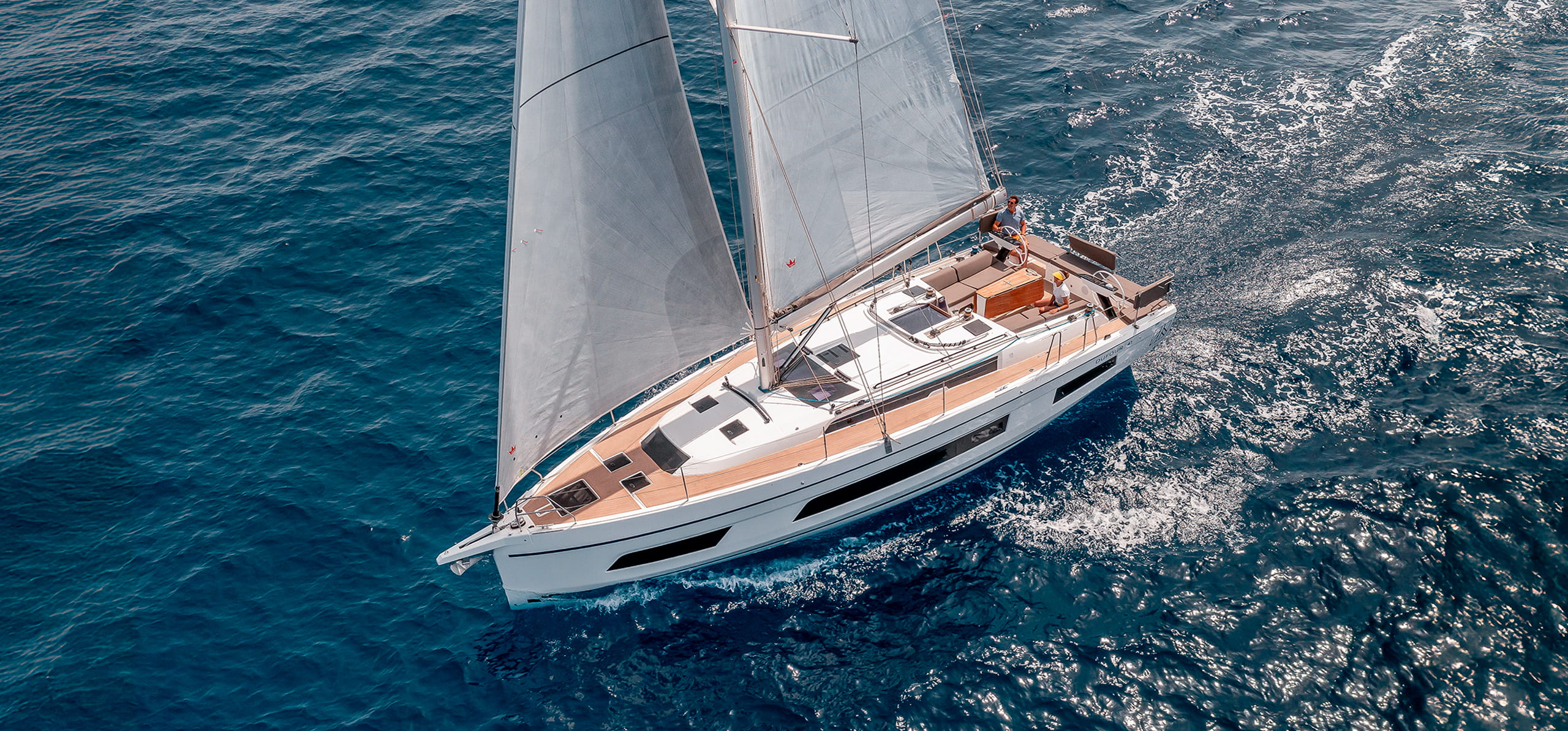 Dufour 41 under sail