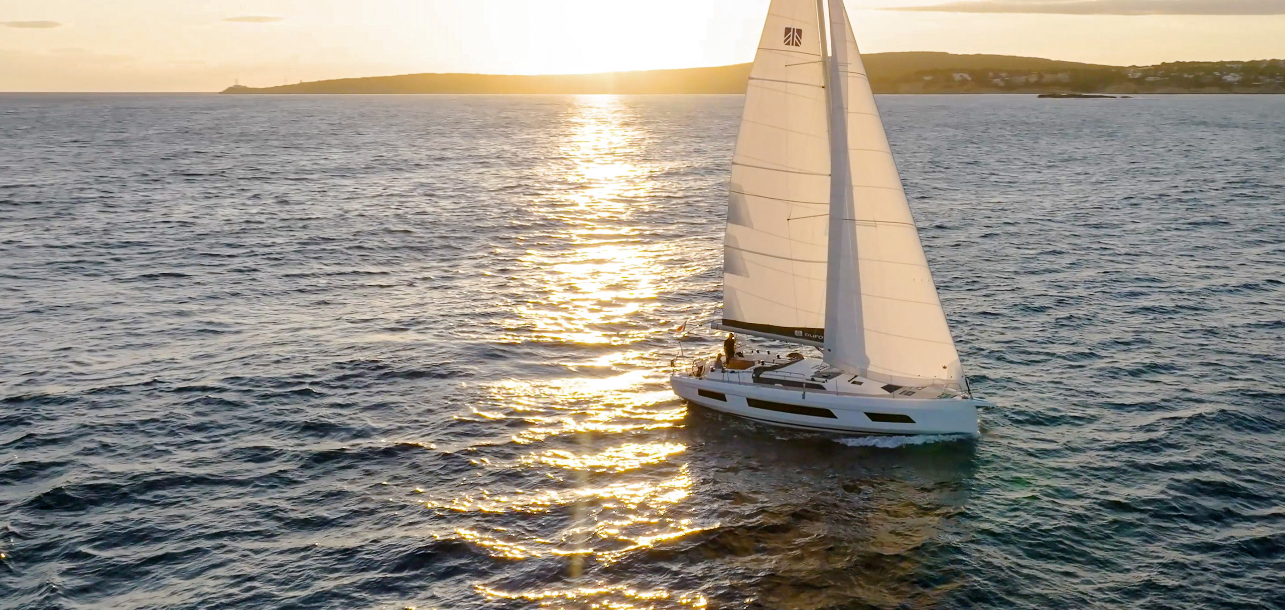 Dufour 44 under sail