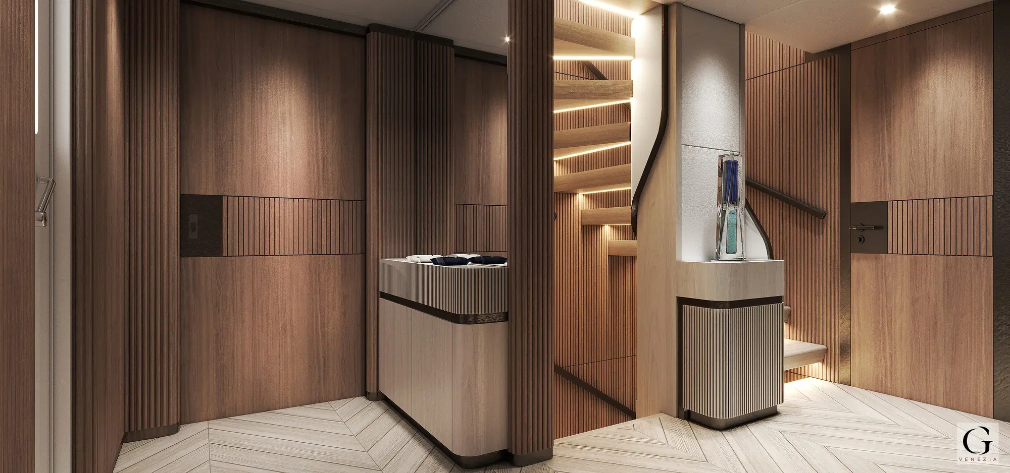 Majesty 145 main deck lobby