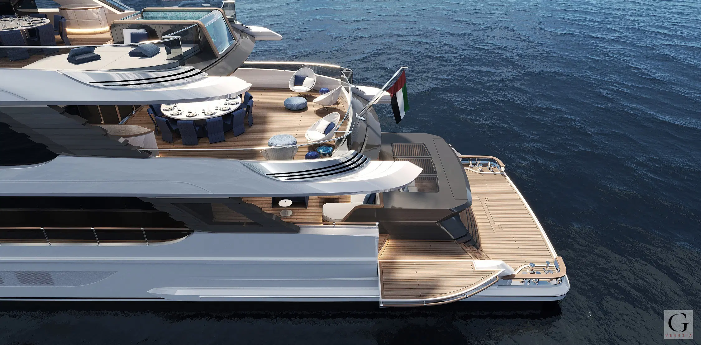 Majesty 145 closed stern