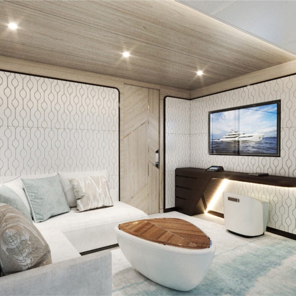 Majesty 160 twin guest cabin