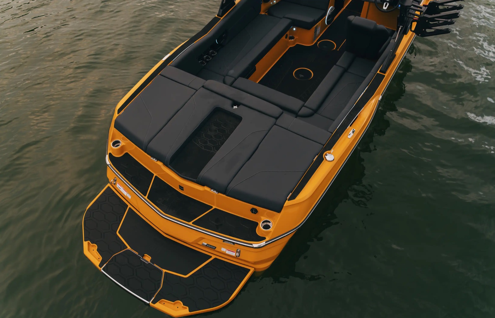 MasterCraft NXT23 cockpit from above