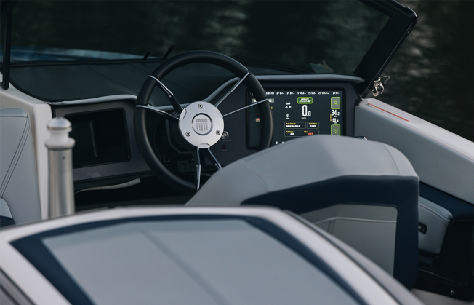 ProStar helm wheel and touchscreen