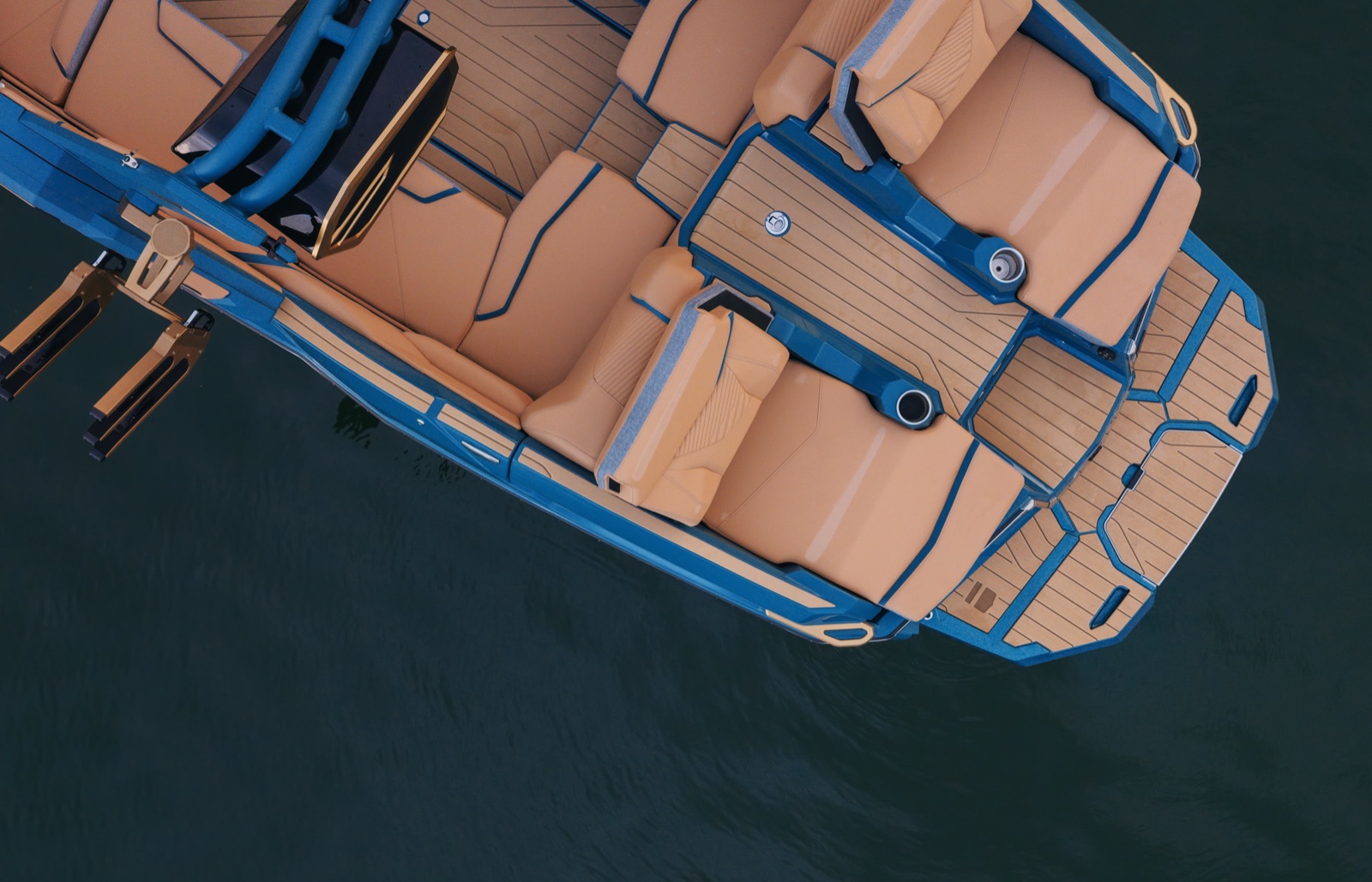 MasterCraft X24 cockpit from above