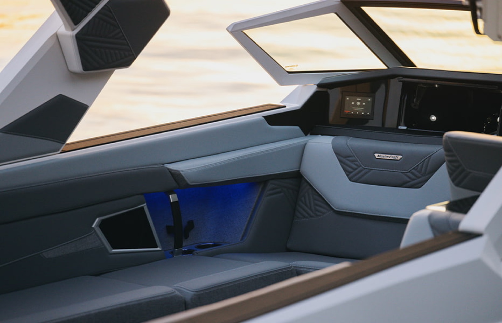 XStar 25 interior ambient lighting and seating