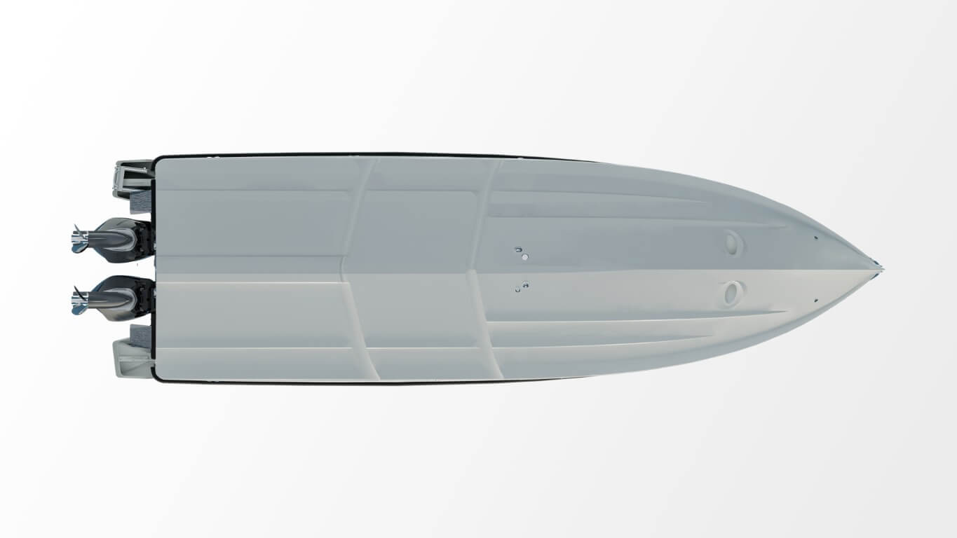Navan T30 hull bottom view